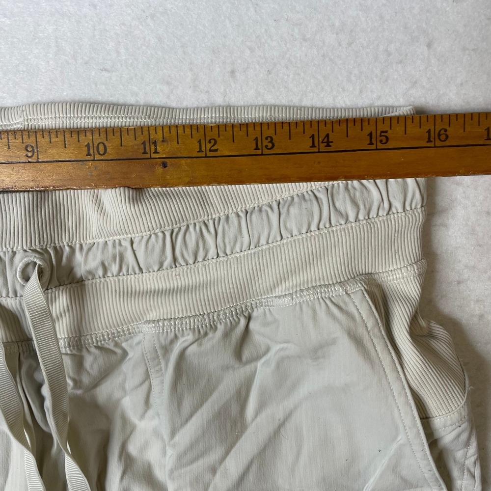 Lululemon Studio Pant III Unlined Crop Bone White‎ 10 LW6CLWS Joggers - Picture 6 of 6
